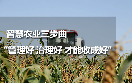 智慧農(nóng)業(yè)三步曲“管理好、治理好、才能收成好”